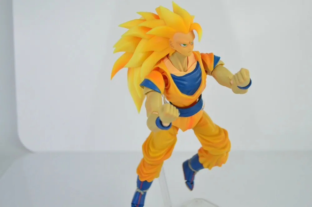 Dragon Ball Z Super Saiya Goku SHF Action Figure Toy SSJ3 Gokon SSJ Goku Black Hair Goku Model Classic toy1