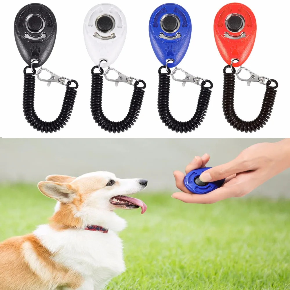 Magicfly 4pcs/set Dog Training Clicker with Multifunctional Adjustable