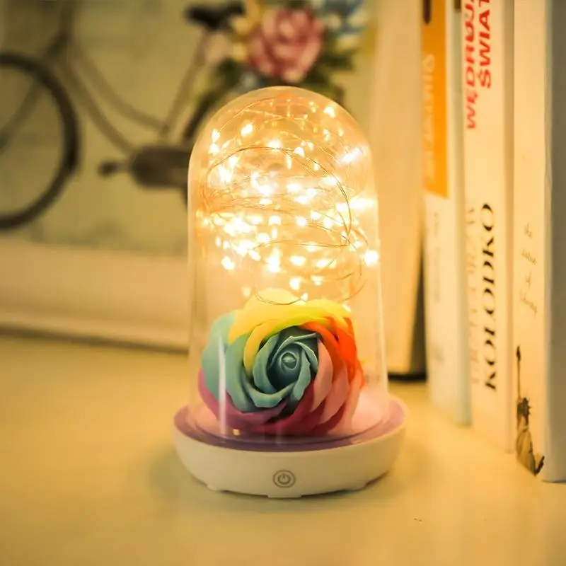 

LumiParty USB Chargeable Bed Lamp Stylish Night Light Birthday Christmas Gift Home Decoration