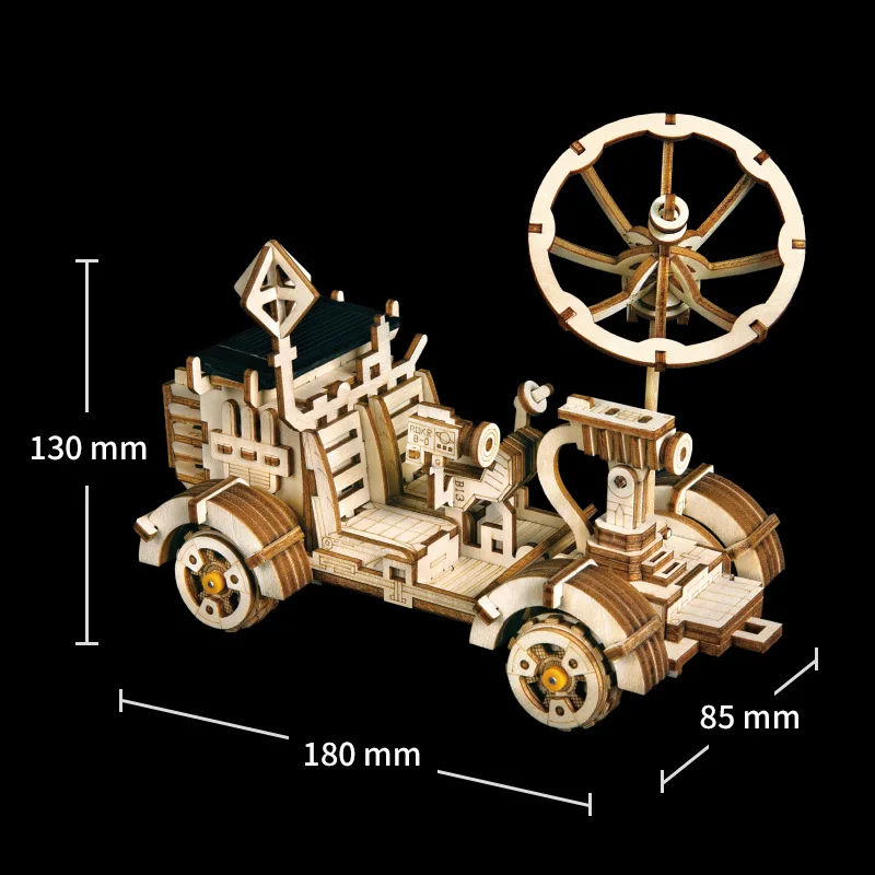 Moon Buggy curience Spirit Дискавери Ровер подвижные 3D деревянные головоломки игрушки забавные Обучающие, развивающие дома деко модель здания - Цвет: Moon Buggy