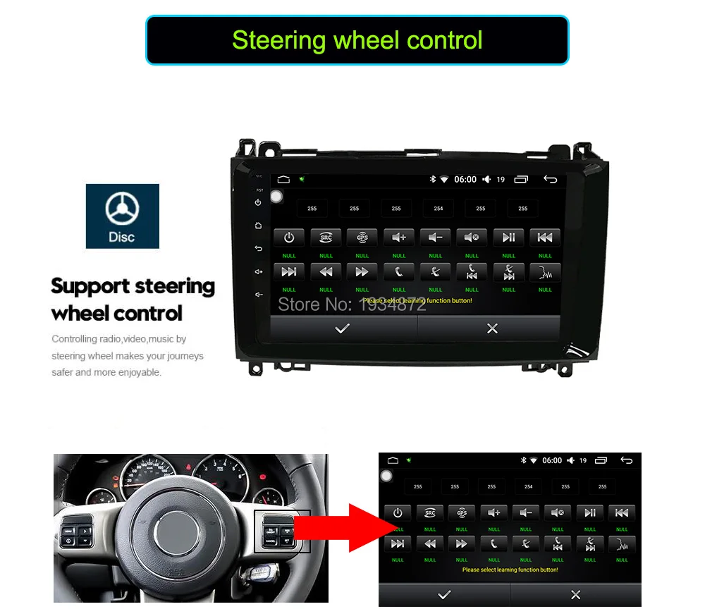 Flash Deal Funrover 2 din car dvd radio gps multimedia player For Mercedes Benz Sprinter B200 W209 W169 W169 B-class W245 B170 Vito W639 2