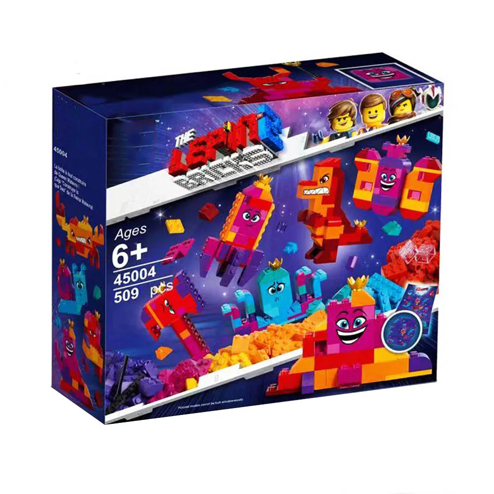 

2019 Compatible Legoing Movies 2 Queen Watevra's Build Whatever Box Building Blocks 70825 Building Educational Toys Model Gifts