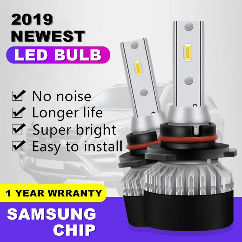 INLONG 2 шт. H4 H7 светодиодный фонарь для фар H11 H1 H3 9005 9006 samsung Chip 6000K 10000LM автомобильный