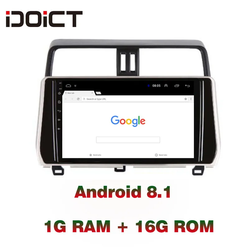 IDOICT Android 8.1 Car DVD Player GPS Navigation Multimedia For Toyota Land Cruiser Prado 120 Radio 2018 car stereo IDOICT Android 8.1 Car DVD Player GPS Navigation Multimedia For Toyota Land Cruiser Prado 120 Radio 2018 car stereo