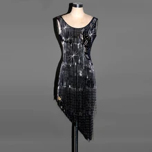 Костюмы для латинских соревнований Бальные платья представление для певицы для сцены костюм танец фламенко платье Профессиональный Самба