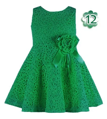 Детская одежда 13 разных цветов платье для маленьких девочек платье принцессы платье-пачка с цветочным рисунком и лепестками роз для девочек милое цветное платье