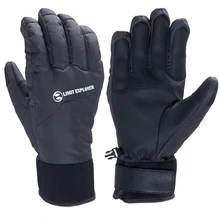 Для женщин мужские лыжные перчатки для сноуборда перчатки зимние мотоциклетные Водонепроницаемый Снег ветрозащитный для кемпинга для отдыха варежки New