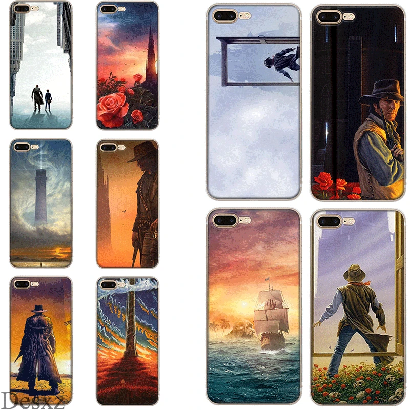 Мягкий чехол из ТПУ для телефона Stephen King The Dark Tower iPhone 5 5S SE 6 6s 7 8 Plus X XR XS Max | Мобильные