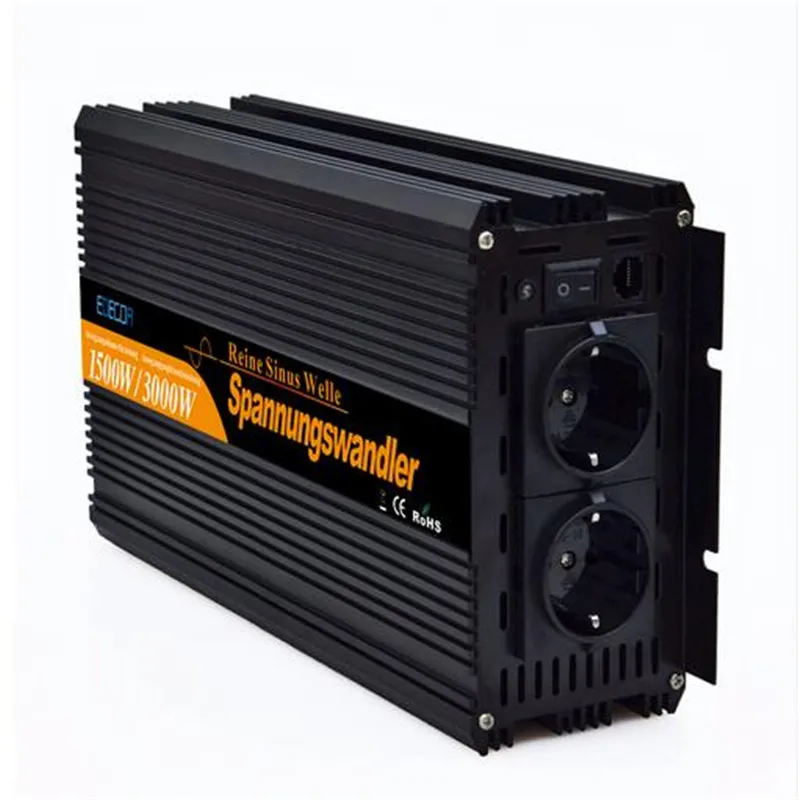 Power Inverters 12V DC To 220V AC Power-bank 2000W Pure Sine Wave Inverter LED Power Invert Power Inverters 12V DC To 220V AC Power-bank 2000W Pure Sine Wave Inverter LED Power Invert