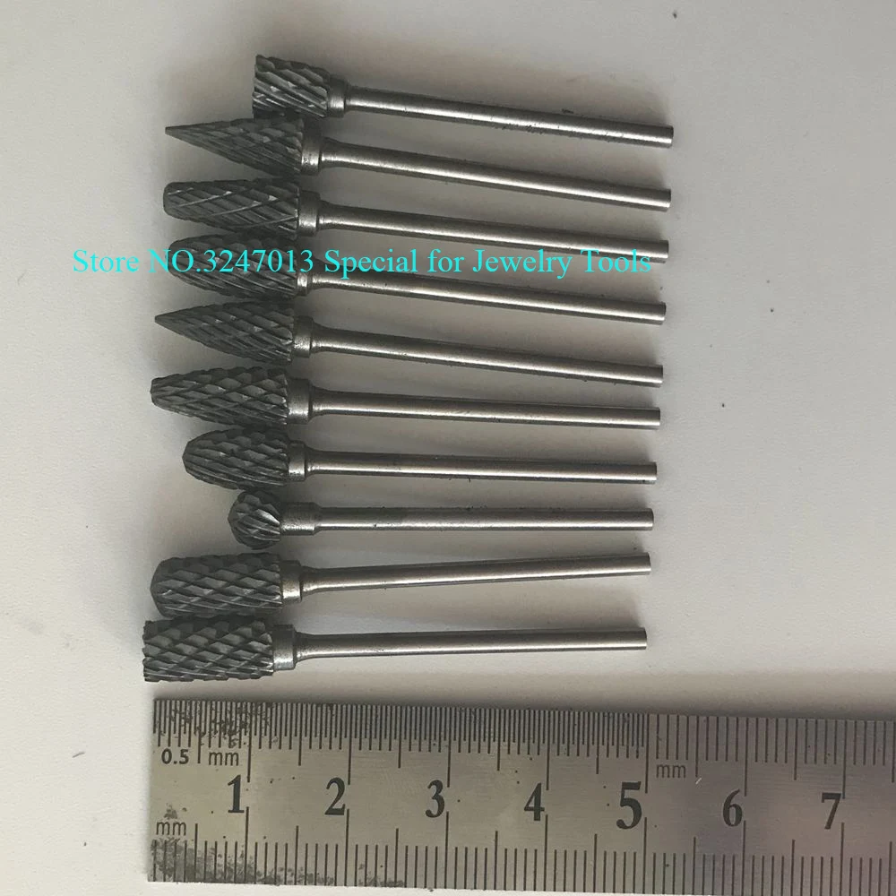 Polishing engraving Carbde Rotary Files 10pcs/set for Jewelry