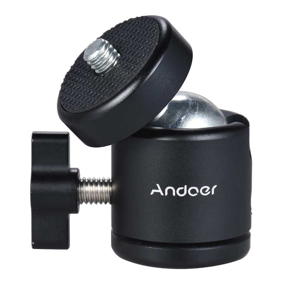 Andoer gorillapod мини-штатив с металлической шаровой головкой адаптер шаровой головкой с винтом 1/" и резьбовым отверстием 1/4" аксессуары для камеры