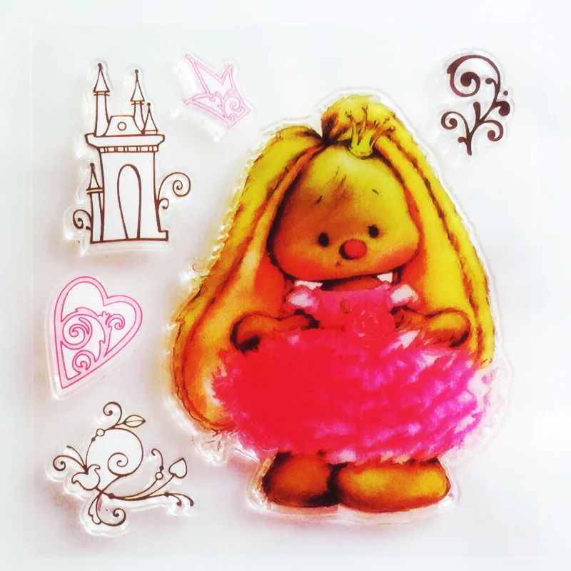 

YLCS367 Princess Silicone Clear Stamps For Scrapbooking DIY Photo Album Cards Decoration Transparent Stamp Craft Clear Stamp New