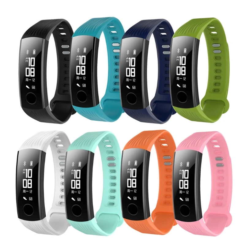 Sports Silicone Bracelet Strap Wristband For Huawei Honor 3 Smart Watch Band