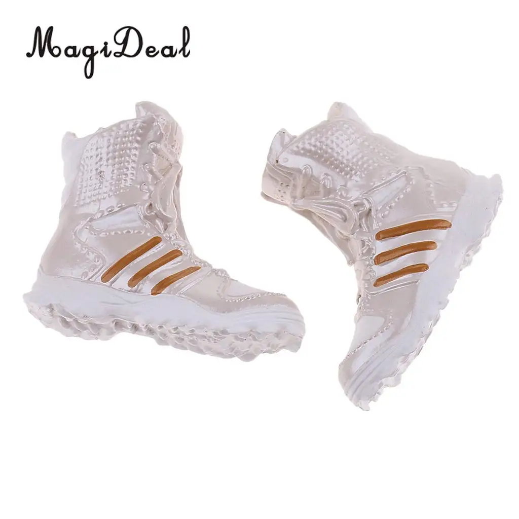 MagiDeal 1/6 Scale Shoes Model Combat Tactical Boots for 12 Inch Female Soldier Body Action Figure Accessories 5Colors