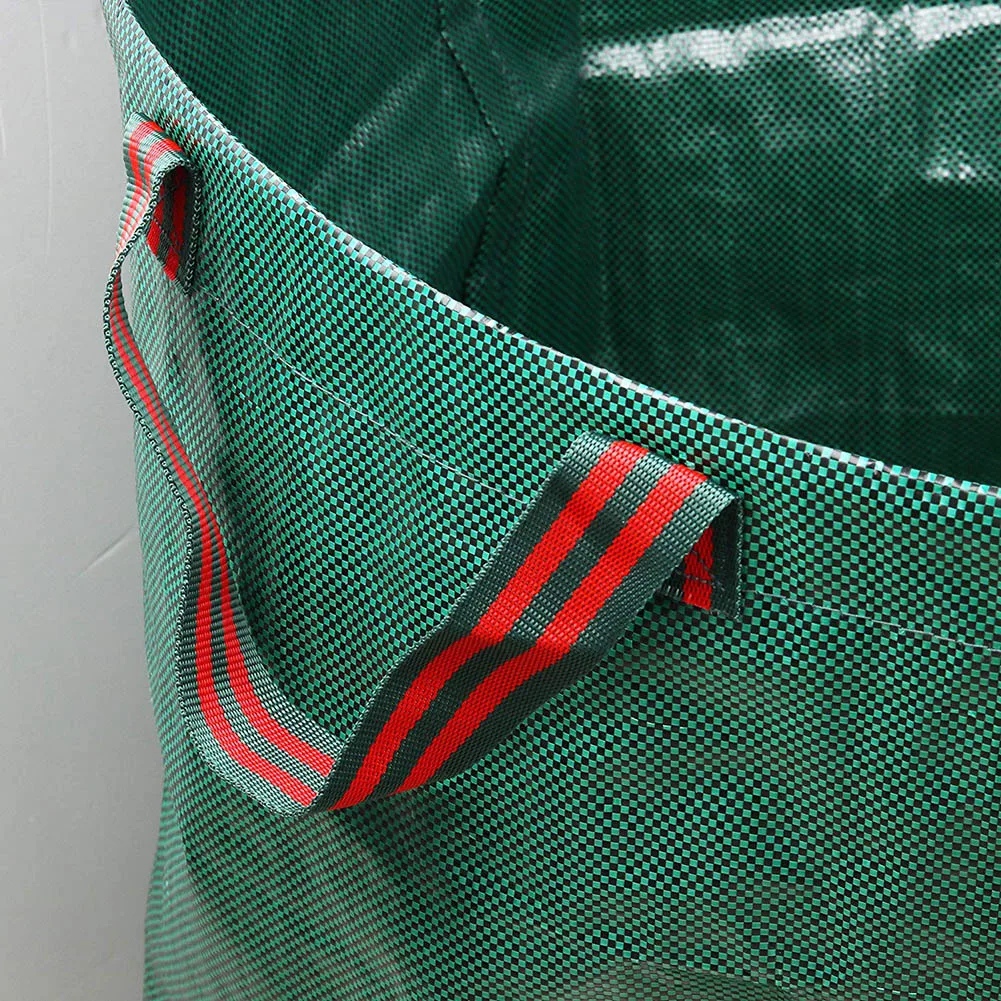 Тканая Ткань Многоразовые тканые садовые сумки складные садовые контейнеры с листьями большой ярд отходы садовые мешки садовый газон мусор
