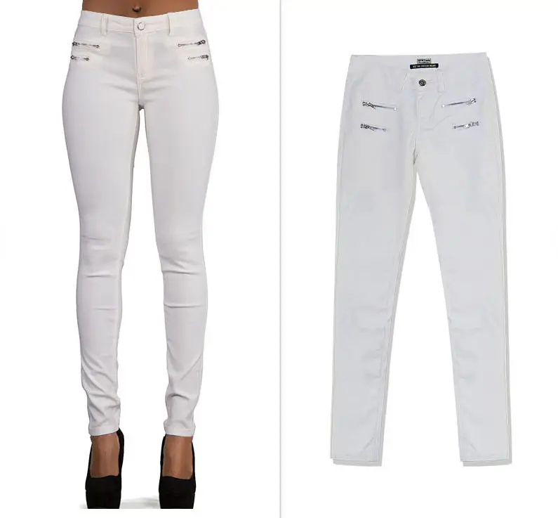 de Preço couro plutônio SupSindy Limo USD Dollar magro baixa States branco desconto Spencers calças mulher do moda United com para zíper selvagem feminina leggings cintura 5 de Preço couro plutônio 5
