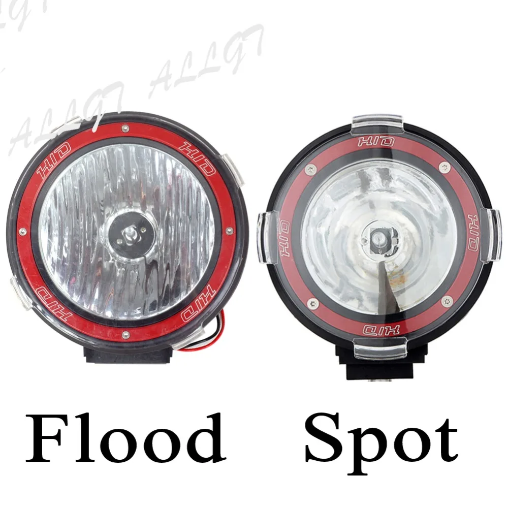 One Pair 2x7 Inch 55W 12V DRIVING LIGHTS SPOT Flood 4x4 OFFROAD 4WD UTE WORK Newin Light Bar