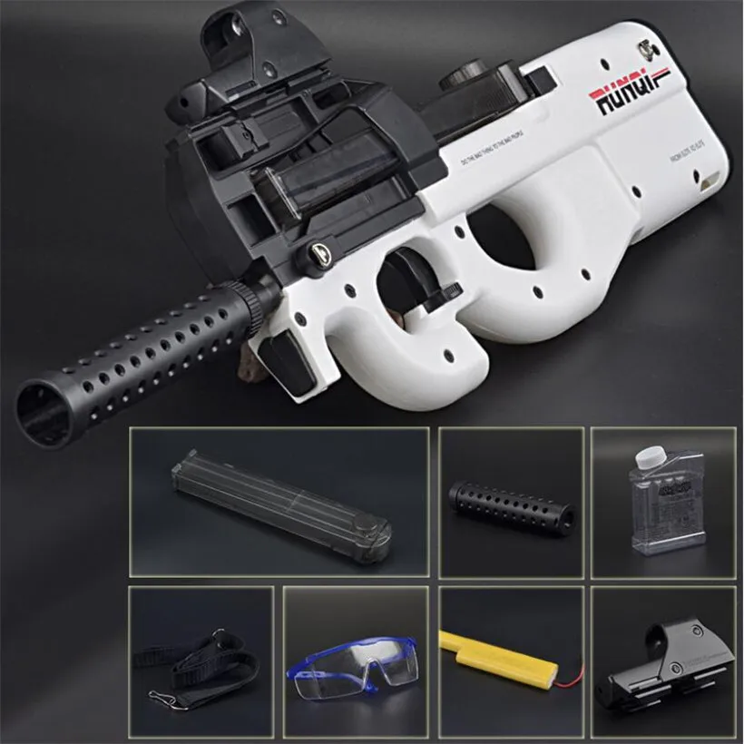 

Hot Sell P90 Electric Toy Gun Live CS Orbeez Paintball Assault Snipe Weapon Soft Water Bullet Pistol Toys Boy Toys Gifts