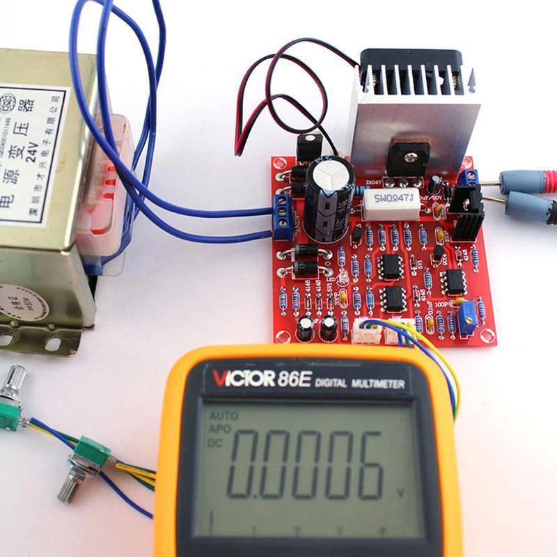 

1pc 0-30V 2mA-3A Adjustable DC Regulated Power Supply Board DIY Kit Short Circuit Current Protection Board Module