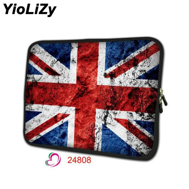 Best Offers British flag 7 9.7 11.6 13.3 14 15.6 17.3 inch Laptop Notebook sleeve tablet bag cover for Macbook Pro 11 13 15 17 Case NS-24808