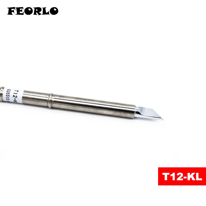 Паяльная станция FEORLO T12 паяльная с припой KF KR KU KL железные наконечники HAKKO FX951 STC STM32