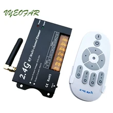 New 2.4G RF Remote wireless DC12-24V multi channel 4A/CH 4CH led dimmer white remote for led strip 5630/7020/5050/ SMD new dm16 led dimmer 2 4g rf remote dc12 24v 4 zone multi channel 4a ch 4ch wireless rf remote for led strip dimmer 12v