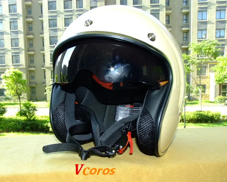 Горячая Распродажа Vcoros moto rcycle Шлем de moto cicleta винтажные реактивный пилот мото шлемы DOT approved M L XL XXL Размер casco capacete moto