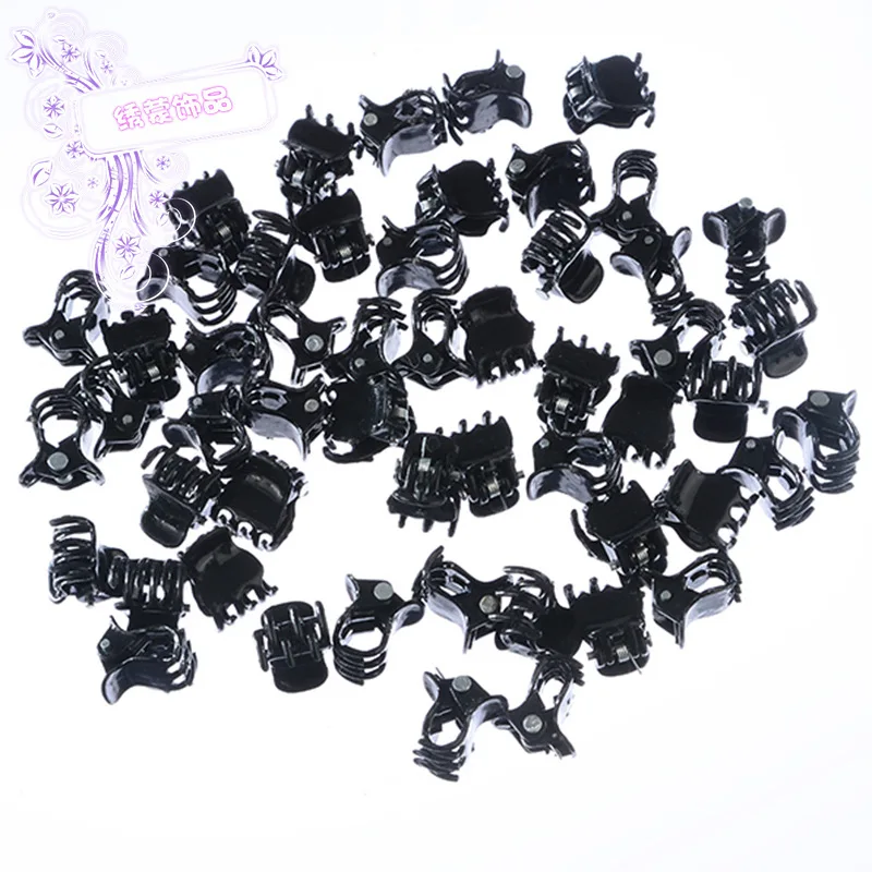 30PCS/Lot New Small Plastic Hair Clips Claws Mini Clamps Fashion Girls Crab Hair Claw Gifts Children Hairpin Hair Accessories