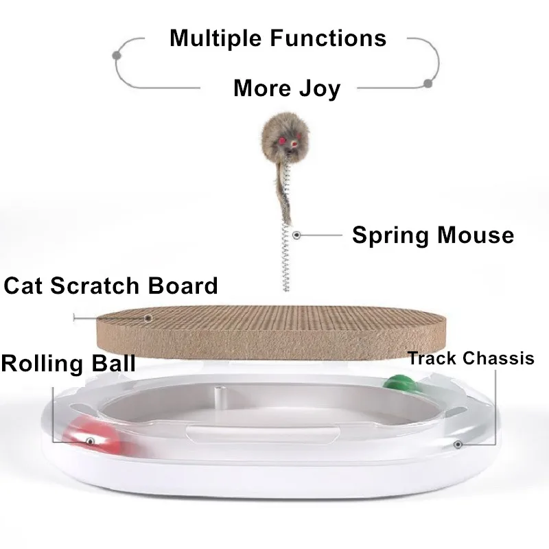 Многофункциональная интерактивная игрушка для домашних животных, мячик для кошек, игрушка для кошек, игрушка для игры в ловушку, Жевательная мышь, игрушка для царапин, игрушка для кошек, игрушка для сна, подарок