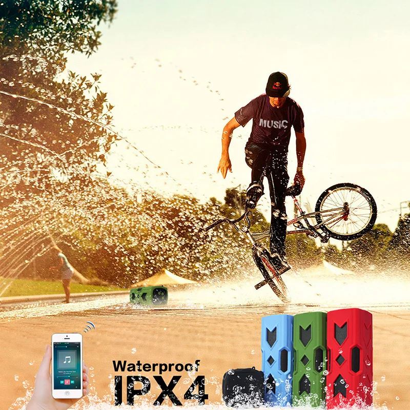 RACAHOO New Portable Bluetooth Speaker Waterproof Wireless Ourdoor Sports Loundspeaker Soundbar Built in Power Bank Support NFC7