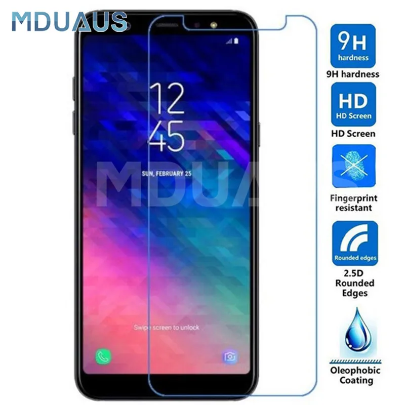 

Premium Tempered Glass on the For Samsung Galaxy A3 A5 A7 2015 2016 2017 A6 A8 A9 2018 Screen Protector Protective Glass Film