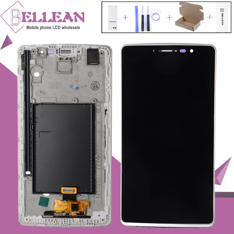 

HH For LG G4 Stylus Lcd H540 H542 H540F H630 H631 H634 H635 LS770 G stylo Lcd Display Touch Screen Digitizer Assembly With Frame