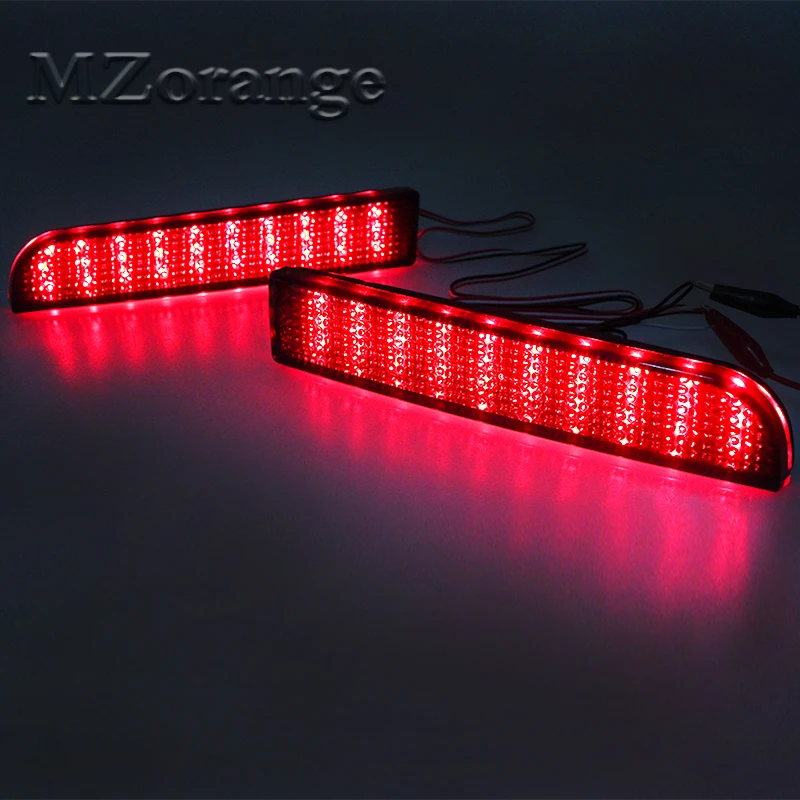 Luz de Freio para Mitsubishi 2008 14 Led Bumper Refletor Lente Fumado Cauda Lancer Evo Outlander Evolution x Cz4a Esporte Rvr Asx 10 China bumper reflector Suppliers
