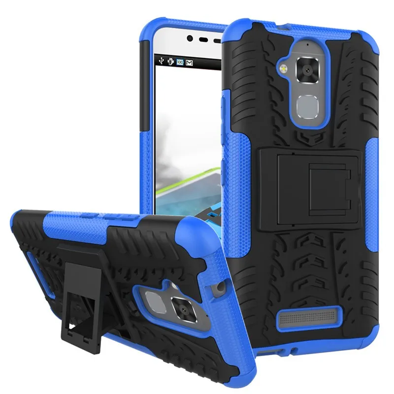 For Asus Zenfone 3 Max ZC520TL TPU & PC Dual Armor Capa with Stand Hard Silicone Cover For Asus Zenfone 3 Max ZC520TL Phone Case (19)