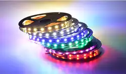 100 м Светодиодные ленты свет 5050SMD RGB светодио дный ленты водонепроницаемый и светодио дный гибкий свет строка Праздничное оформление свет