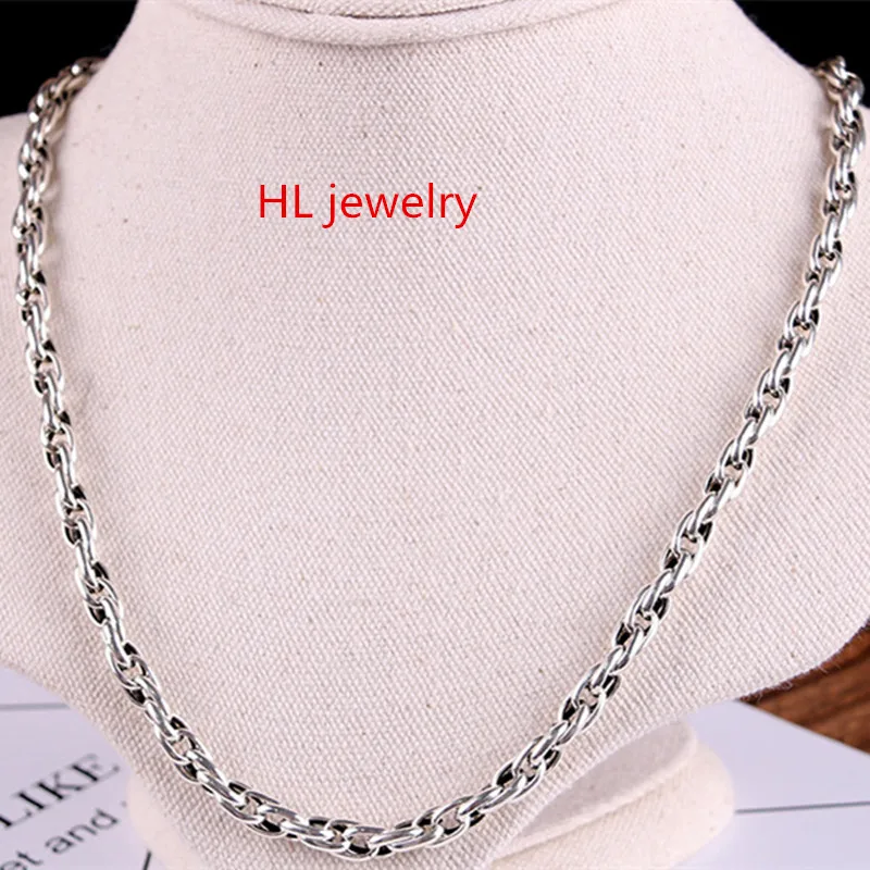 55cm free shipping Wholesale 100 Real Pure 925 Sterling Silver