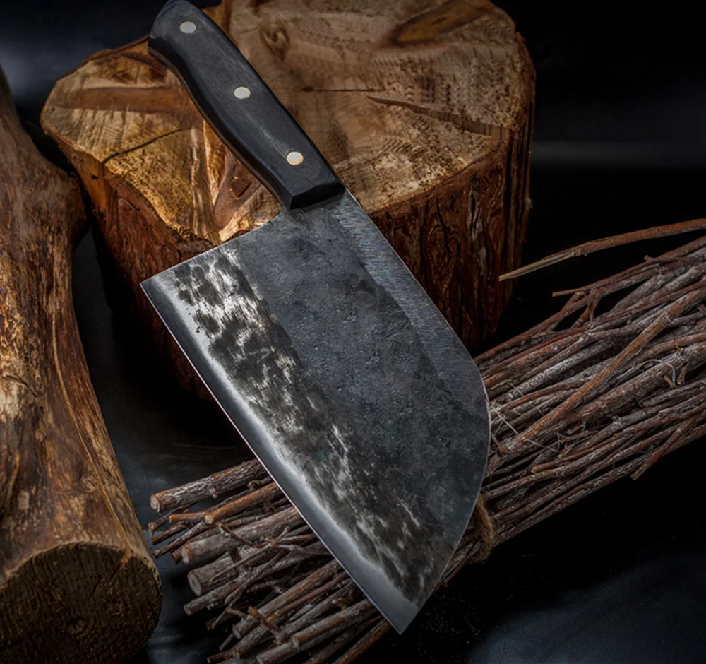 XITUO, кухонный нож, поварские Ножи ручной работы, кованые, полностью из высокоуглеродистой стали, профессиональный нож для мясника, нож для мяса, Santoku