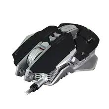 X300 7Button Mechanical Computer Gaming Mouse Wired Mouse USB Adjustable 3200DPI LED Backlight Optical Mouse Gamer for Laptop PC