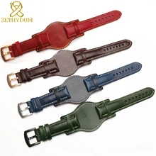 Genuine leather bracelet 18mm 20mm 22mm watch strap mens watchband With mat wristwatches band handmade leather bracelet Genuine leather bracelet 18mm 20mm 22mm watch strap mens watchband With mat wristwatches band handmade leather bracelet