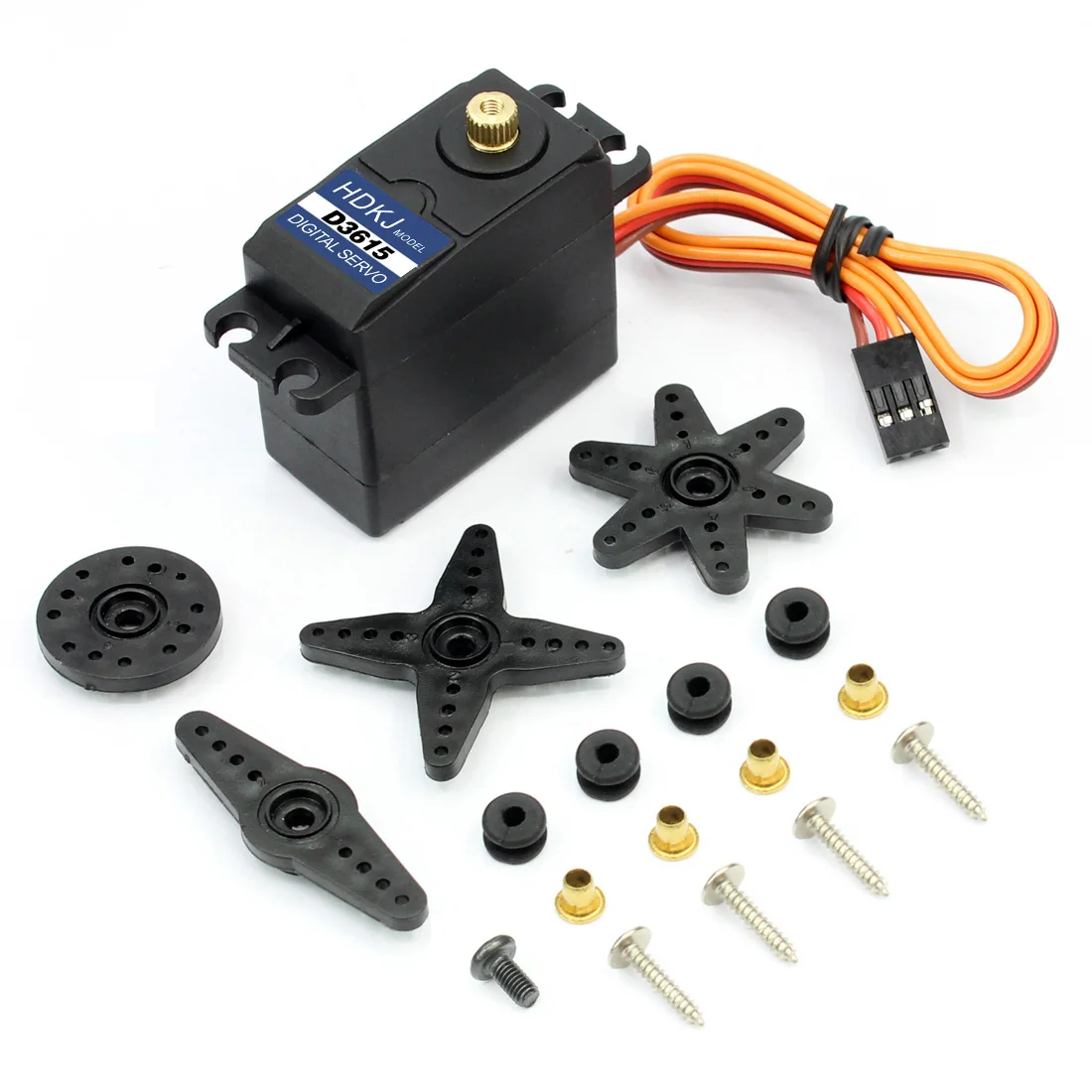 JMT D3615 56G крутящий момент 15 кг. Металлический Шестерни цифровой Стандартный Servo 180