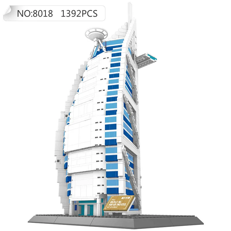

Wange Building Blocks Compatible with Lego W8018 1392P Models Building Kits Blocks Toys Hobby Hobbies For Chlidren