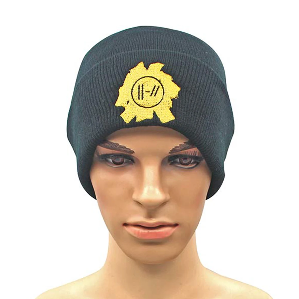 Giancomics Горячая Группа twenty one piloots шапка с вышивкой вязаная символ Embroid хлопок
