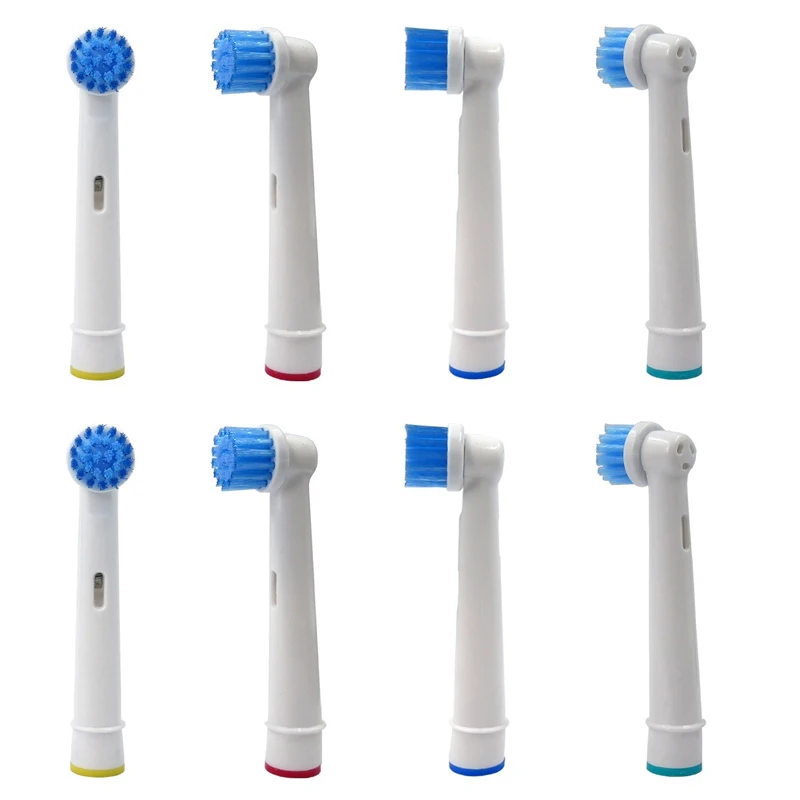 

8PCS For Oral b Electric Toothbrush Replacement Heads Braun Tooth Brush Head Adults Triumph Vitality Brushes Oral Hygiene EB17S