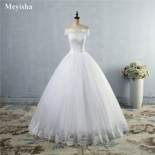 Wedding Dresses Off White Maxi