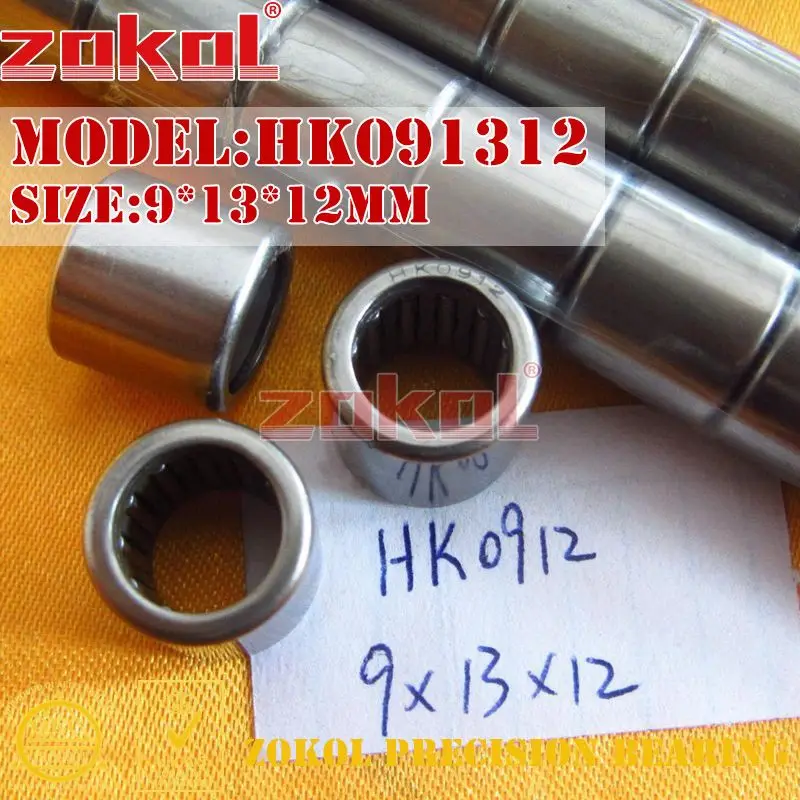 Подшипник zokol HK0908 HK0910 HK0912 HK091510 HK091513 Игольчатые роликовые подшипники - Цвет: HK091312(HK0912)