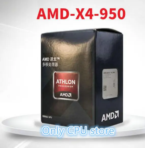 Процессор AMD Athlon X4 950 процессор в штучной упаковке с радиатором четырехъядерный 3,5 ГГц 2 Мб разъем AM4 DDR4 Настольный