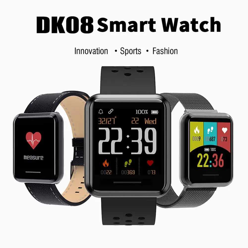 

Half Reflective Half Transparent Waterproof Color Screen Step Heart Rate Information Reminder ECG Blood Pressure Smart Bracelet