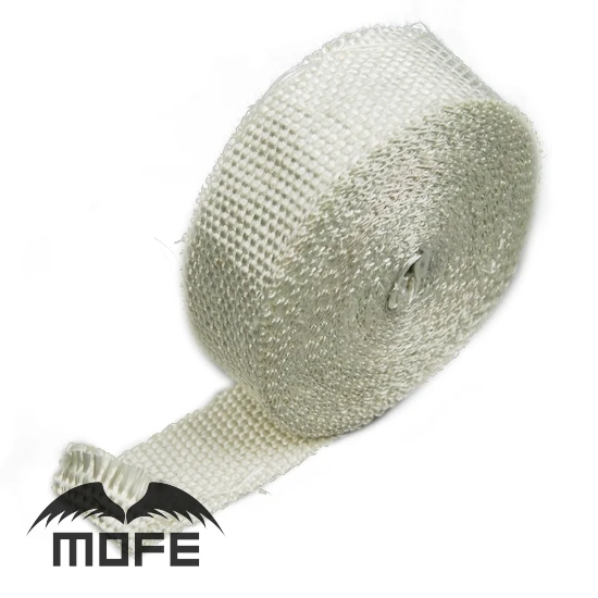 7.13 Mofe 2&quot X 10m Car Motorcycle Exhaust Heat Pipe Header Wrap Manifold Fiberglass Insulating Blue /Black/Red/White |