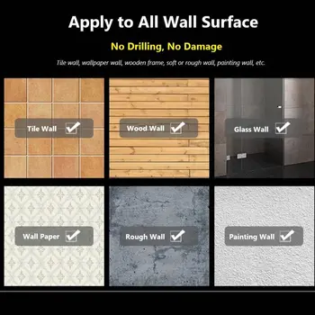 

Tension Rod Curtain Shower Adjustable Rod Spring Tension Easy Installation HFing