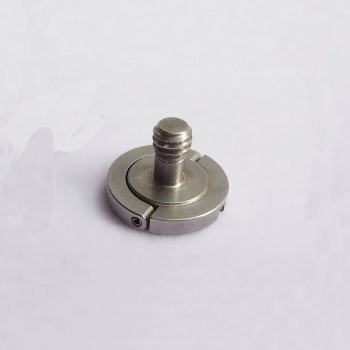 

FITTEST D-Ring Hinged T Screw UNC1/4" Tripod Quick Release Plate Stainless Steel 10 Screw Pack for DSLR Cameras